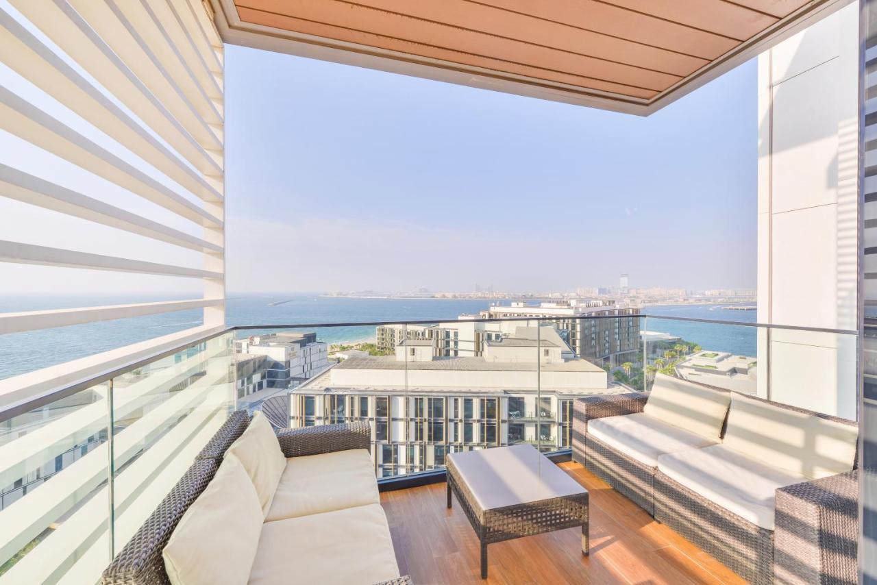 Posh 2 Bedroom Oceanfront Apt In The Heart Of Bluewaters Island Dubai Exterior photo